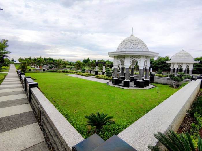 Foto udara kavling Royal Family di Al Azhar Memorial Garden